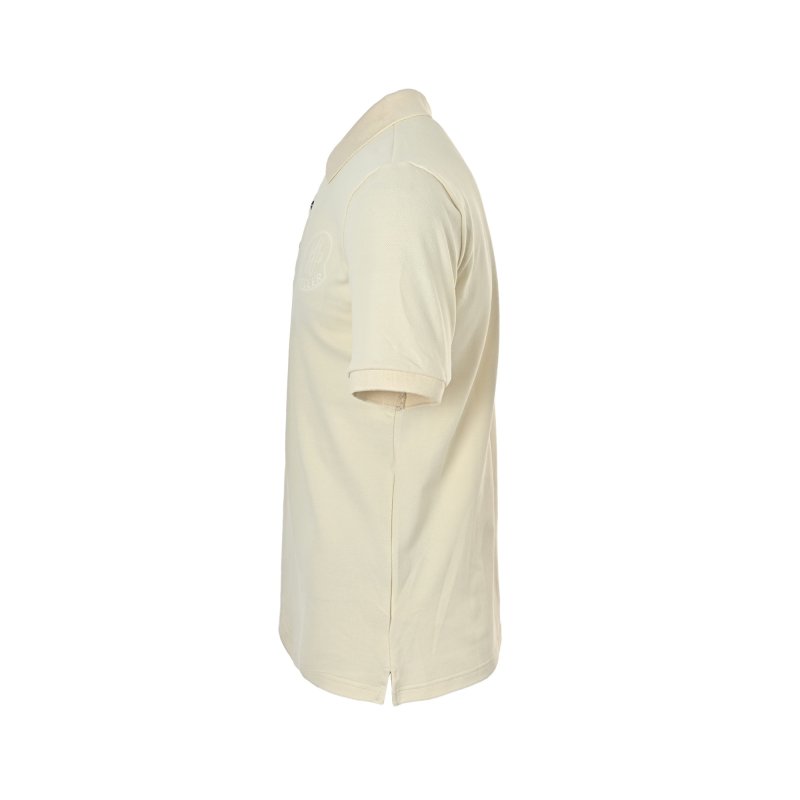 Moncler Logo Polo Shirt Cream view
