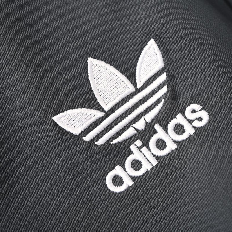 Adidas Black Track Pants with 3-Stripe Detailing view