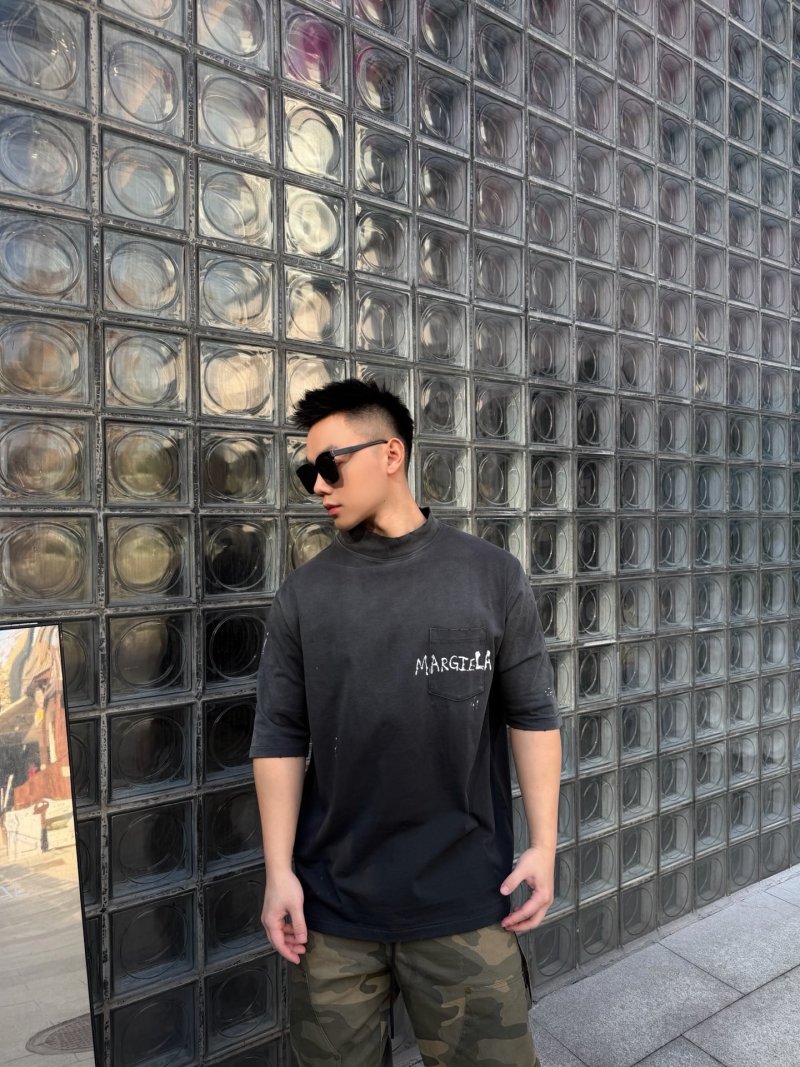 Maison Margiela Black Logo T-Shirt