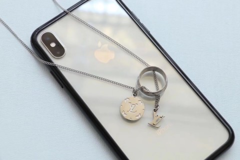 Louis Vuitton LV Charm Necklace with Detachable Ring Set view 3