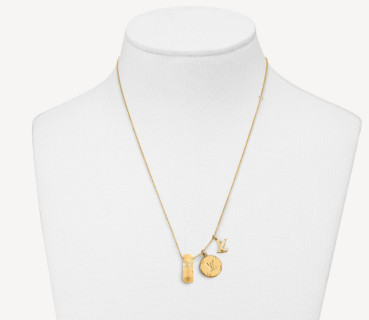 Louis Vuitton LV Charm Necklace with Detachable Ring Set view 8