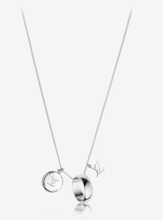 Louis Vuitton LV Charm Necklace with Detachable Ring Set view 9