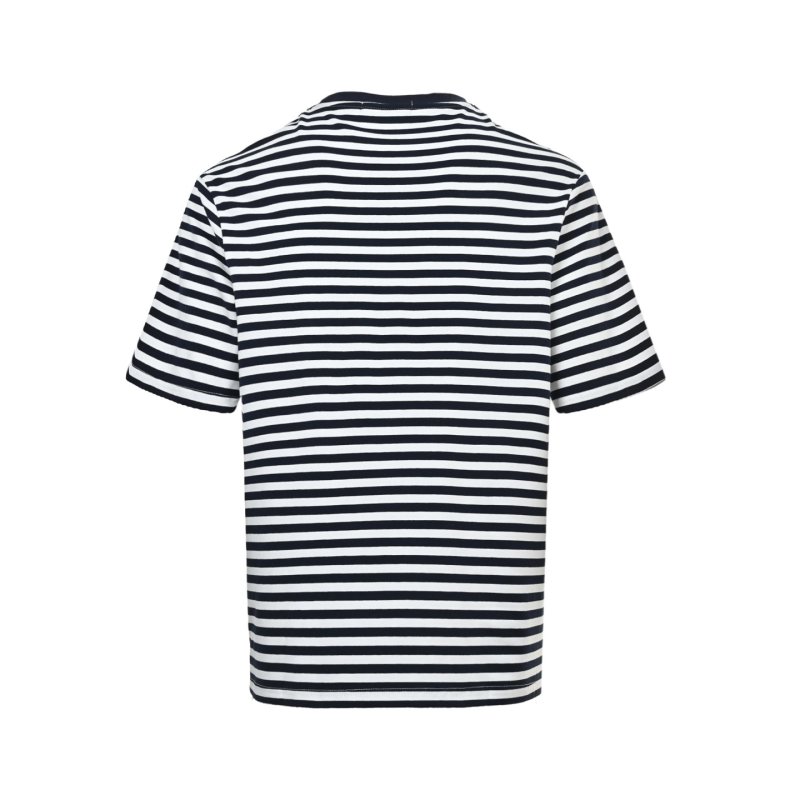 Essentials Striped Navy & White T-Shirt view