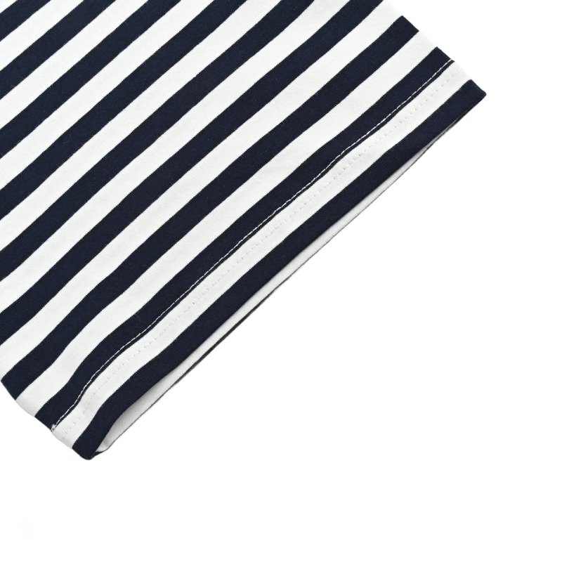 Essentials Striped Navy & White T-Shirt view