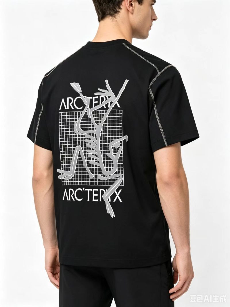 Arc'teryx Black Graphic Print T-Shirt
