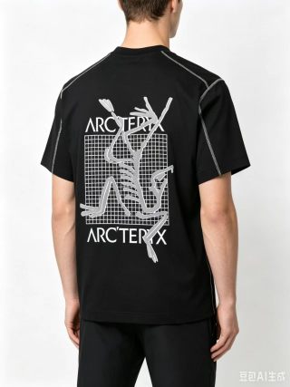 Arc'teryx Black Graphic Print T-Shirt view 2