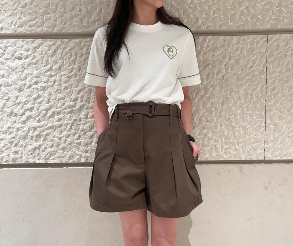 Burberry Heart Logo White T-Shirt view
