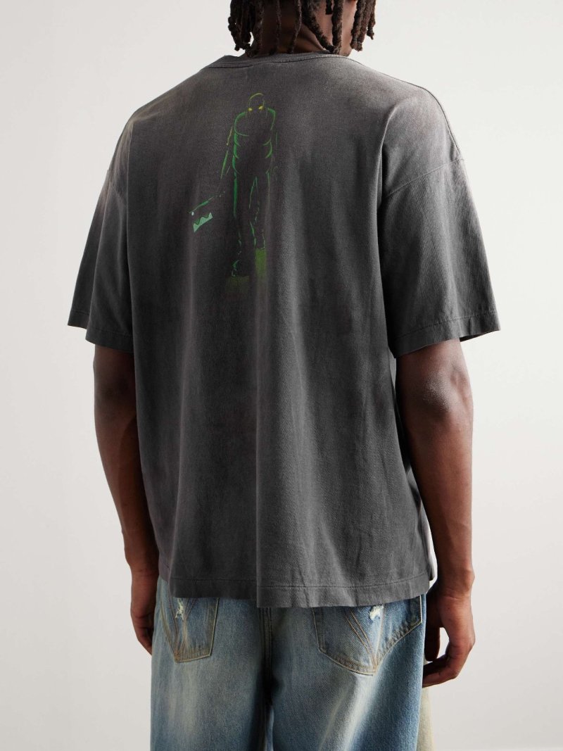 Black Graphic Print Short Sleeve T-Shirt with '13' Design view