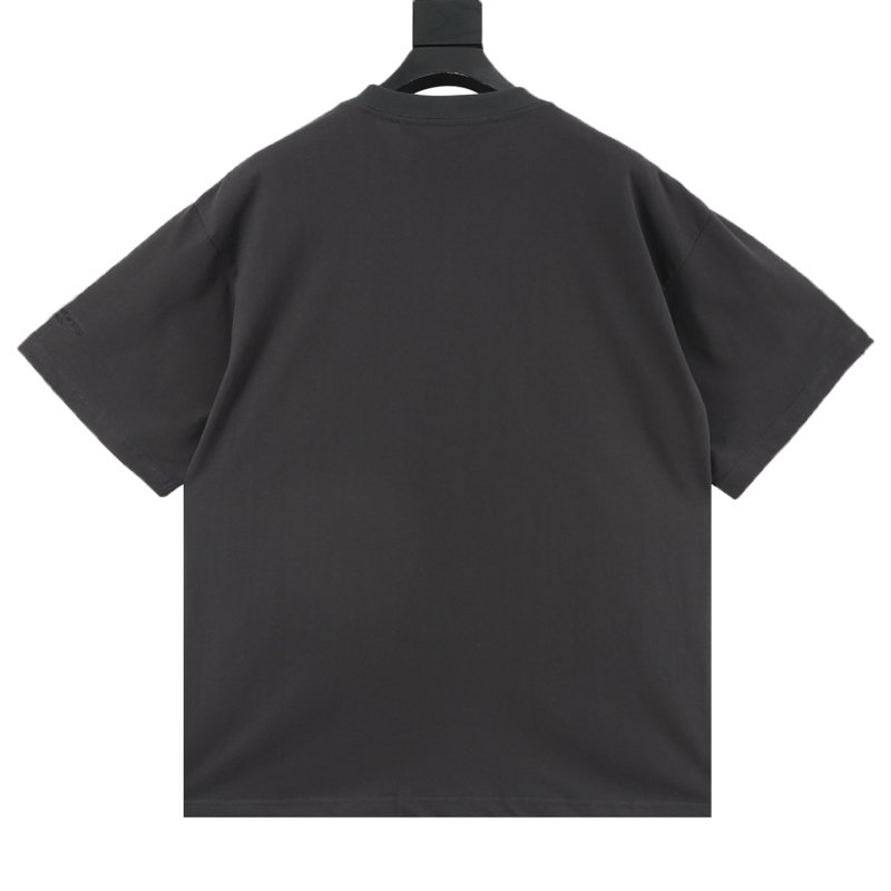 Alexander Wang Lighter Print Oversized Black T-Shirt view