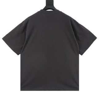 Alexander Wang Lighter Print Oversized Black T-Shirt view 2