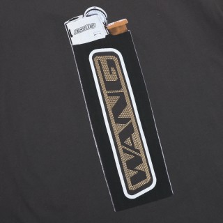 Alexander Wang Lighter Print Oversized Black T-Shirt view 6