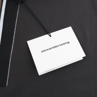 Alexander Wang Lighter Print Oversized Black T-Shirt view 8