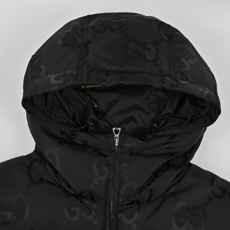 Gucci GG Monogram Black Down Puffer Jacket view