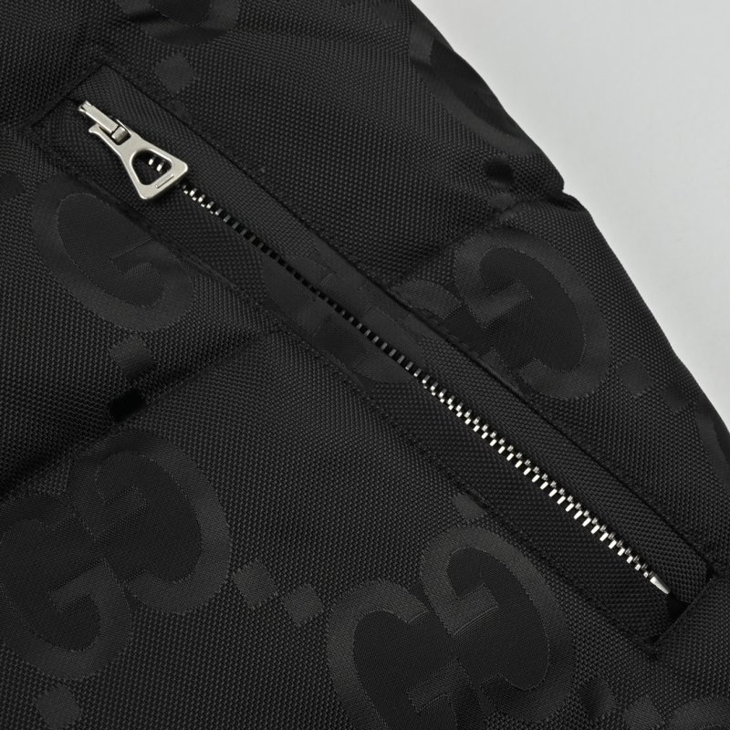 Gucci GG Monogram Black Down Puffer Jacket view