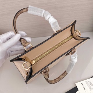 Coach Maggie Tote Bag Cream Canvas view 6