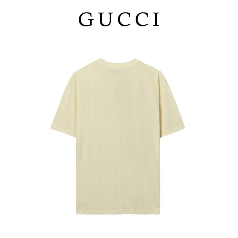 Gucci Cartoon Dog Graphic Cream T-Shirt view