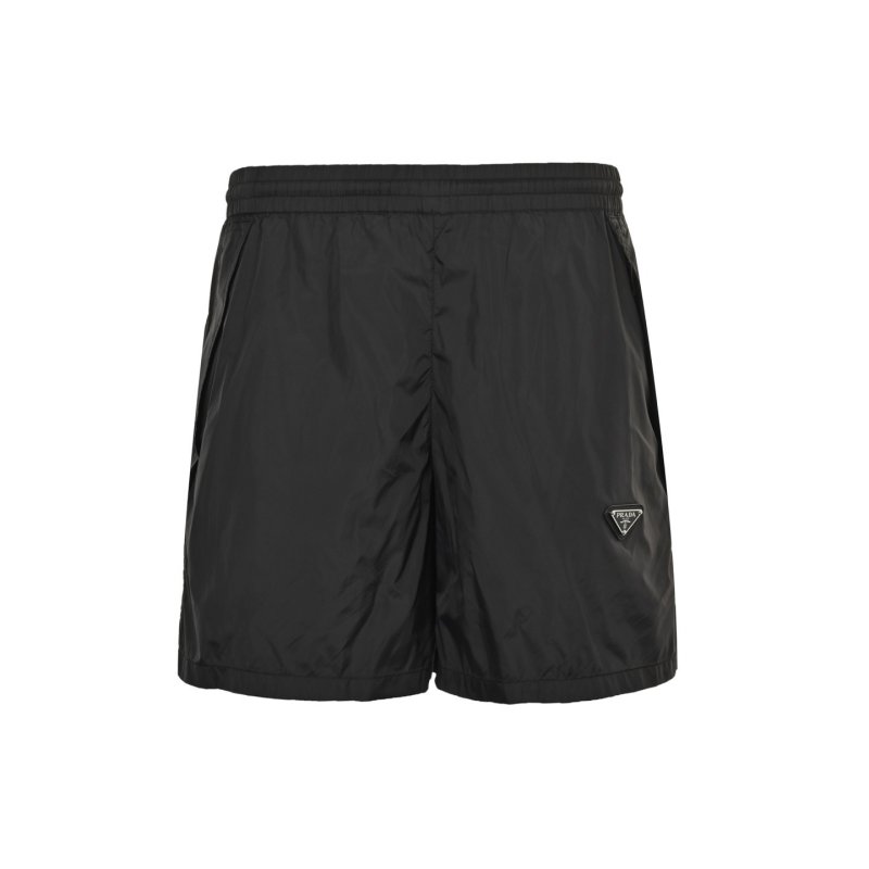 Prada Black Nylon Shorts view