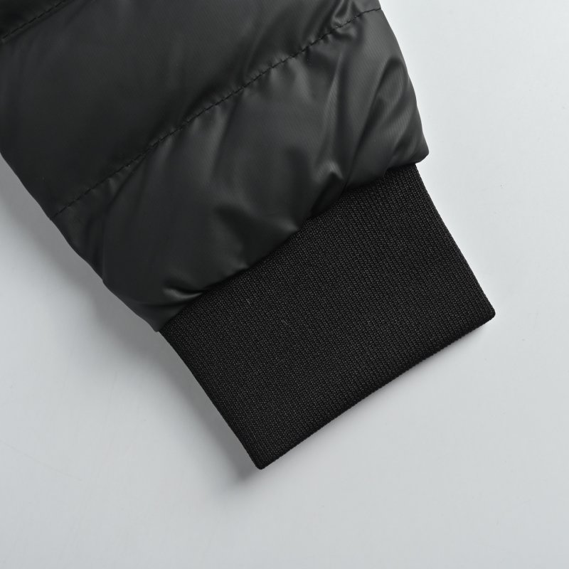 Black Puffer Down Jacket - Lightweight Winter Coat view