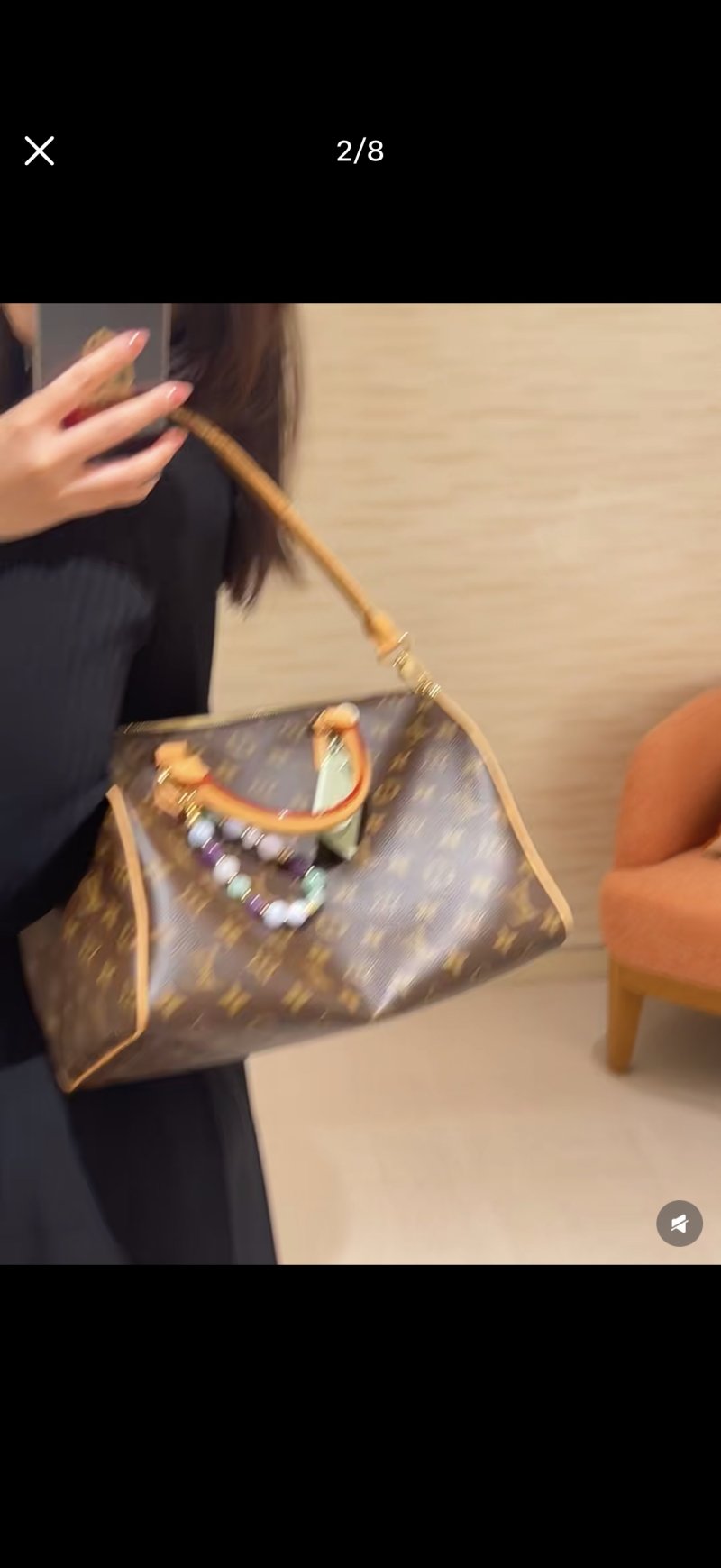 Louis Vuitton Monogram Canvas Speedy Handbag Brown view