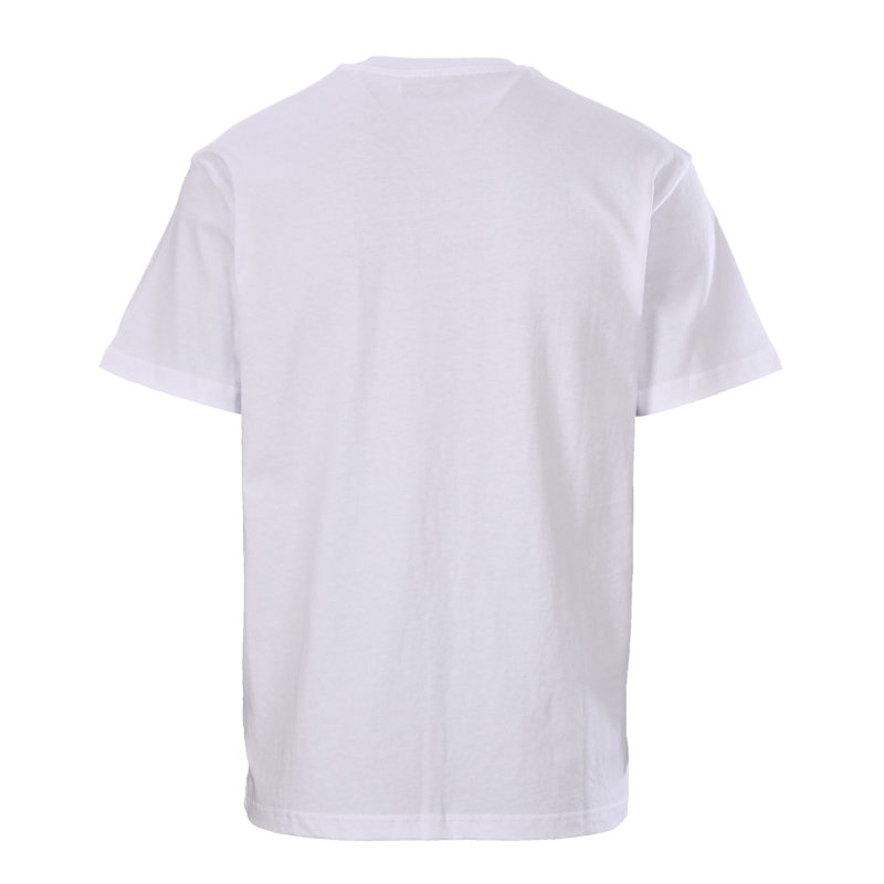 White Embroidered Logo Short Sleeve T-Shirt view