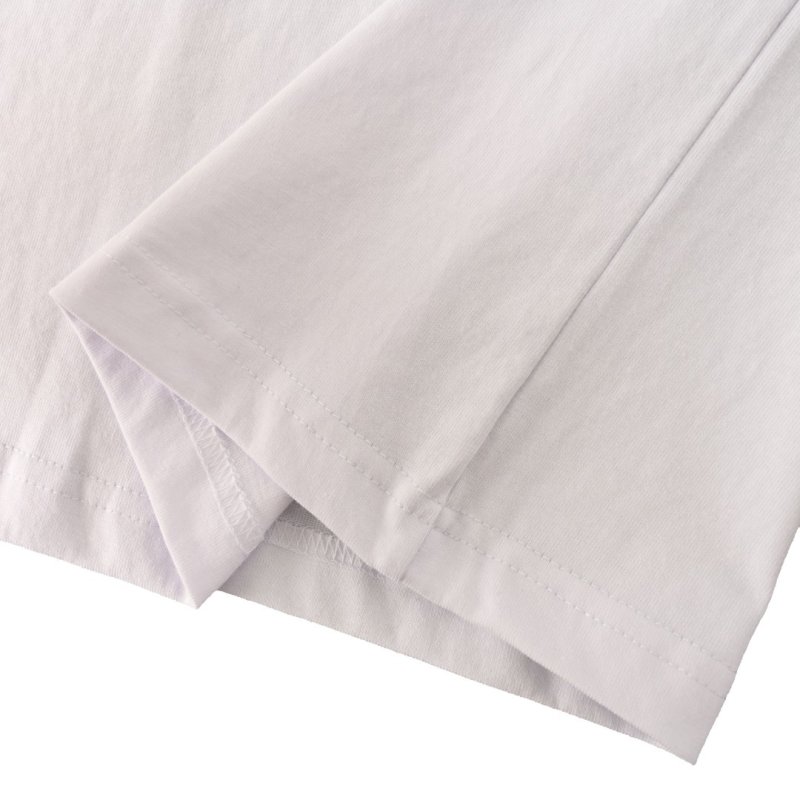 White Embroidered Logo Short Sleeve T-Shirt view