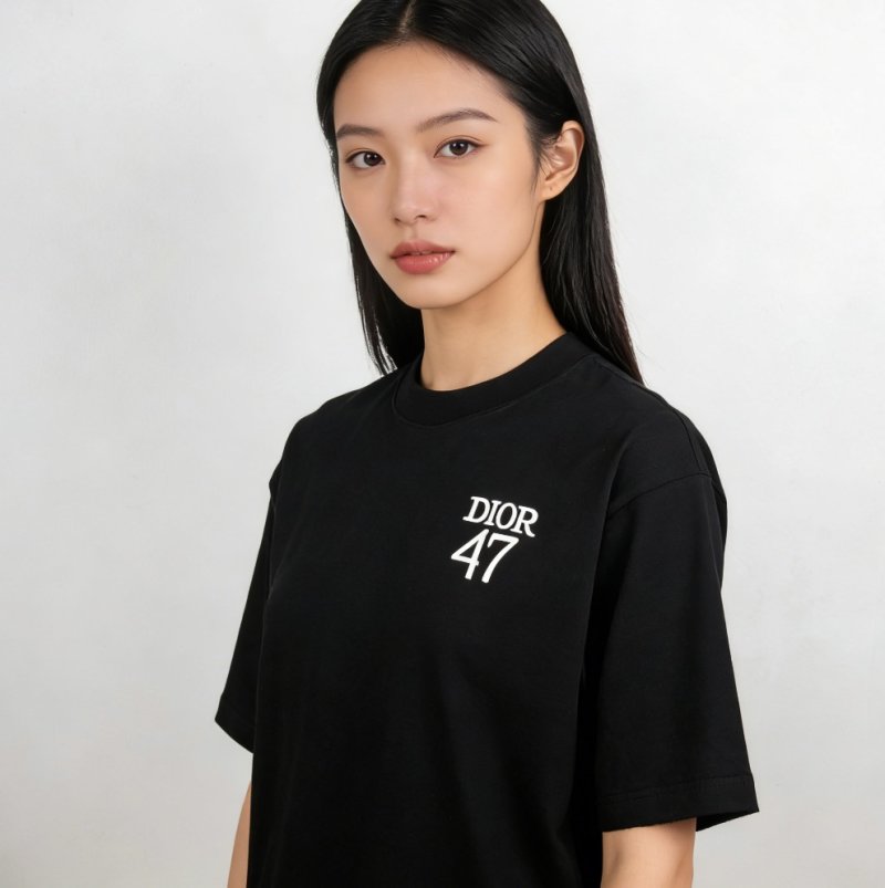 Dior 47 Black Short-Sleeve T-Shirt