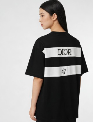 Dior 47 Black Short-Sleeve T-Shirt view 3
