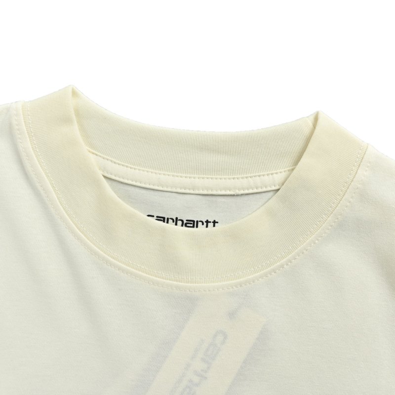 Cream Utility Pocket T-Shirt with Brown Label view