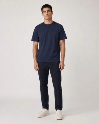Canada Goose Navy Embroidered Logo T-Shirt view 4