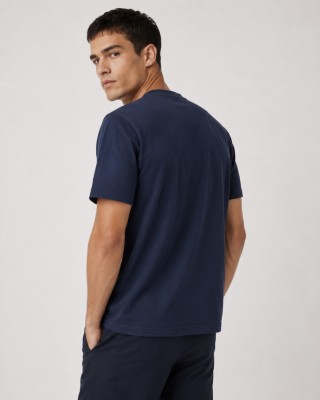 Canada Goose Navy Embroidered Logo T-Shirt view 6