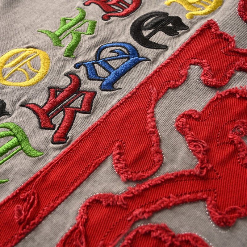 Chrome Hearts Multicolor Logo Grey T-Shirt view