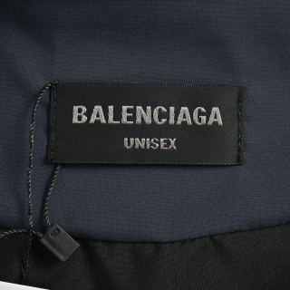 Balenciaga 26SS Vintage Crest Nylon Windbreaker Jacket Navy view 5