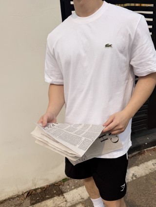 Lacoste Classic Piqué T-Shirt White view 3