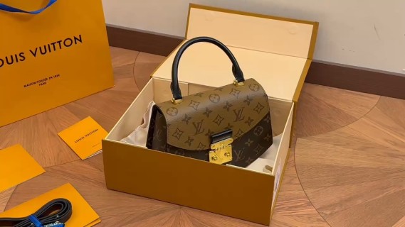 Louis Vuitton Monogram Canvas Top Handle Bag - Olive
