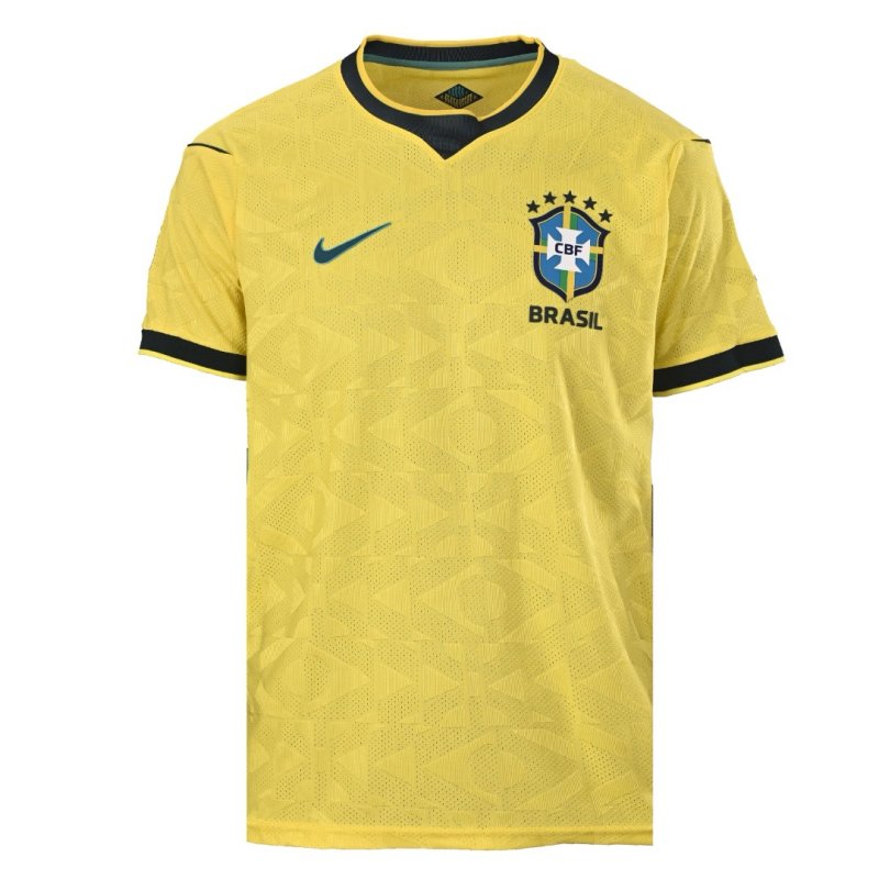 Nike Brasil Yellow Football Jersey view