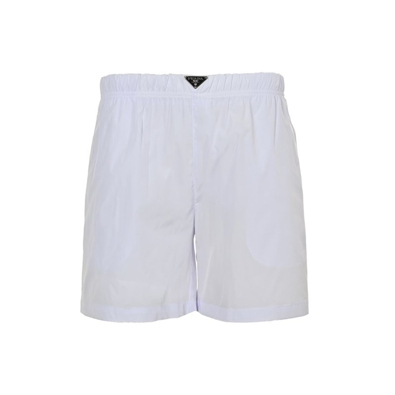 Prada White Nylon Swim Shorts view