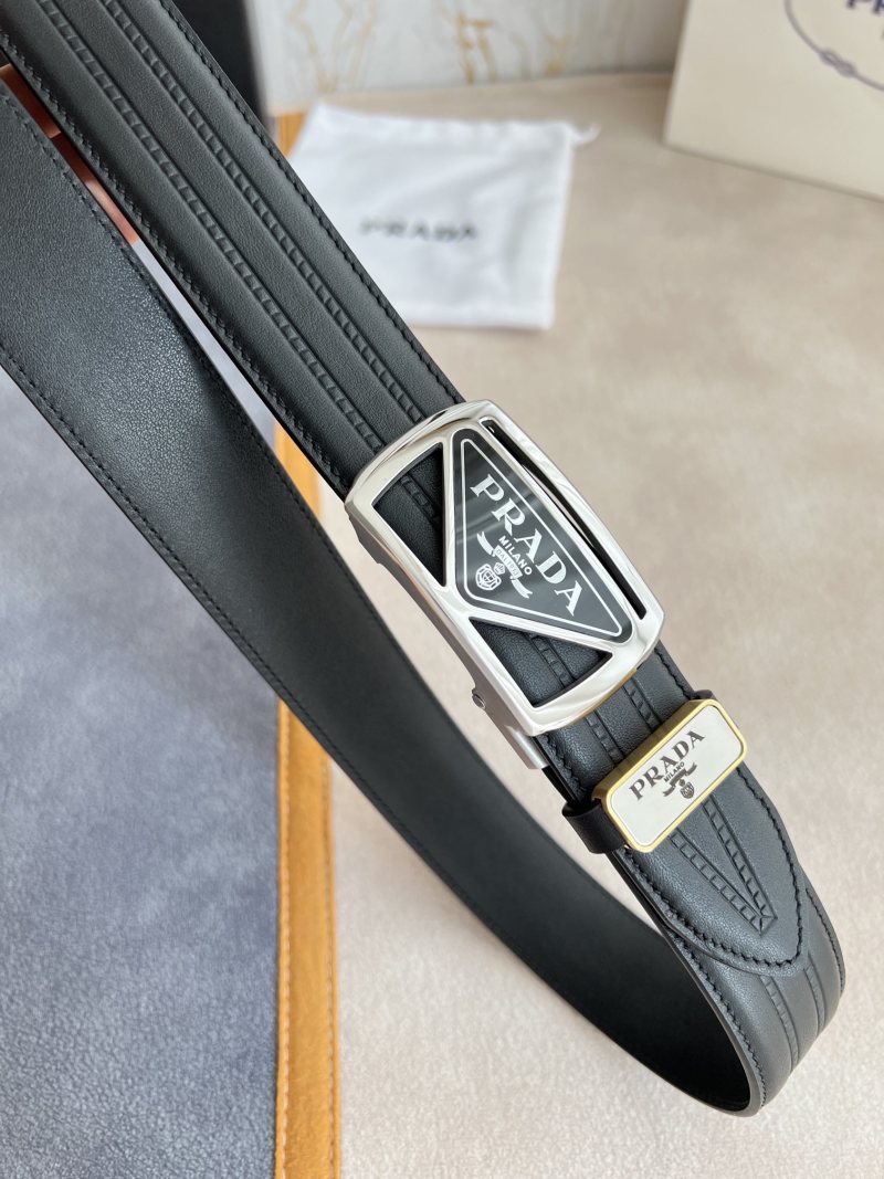 Prada Milano Automatic Buckle Belt Black view