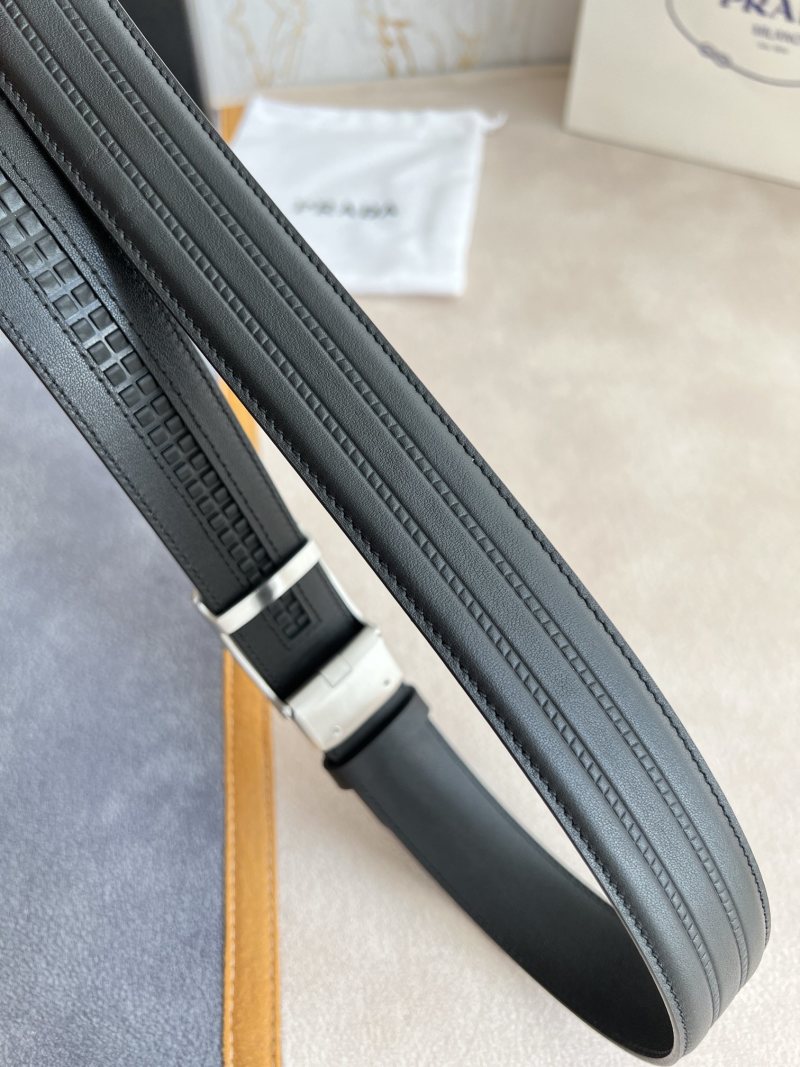 Prada Milano Automatic Buckle Belt Black view