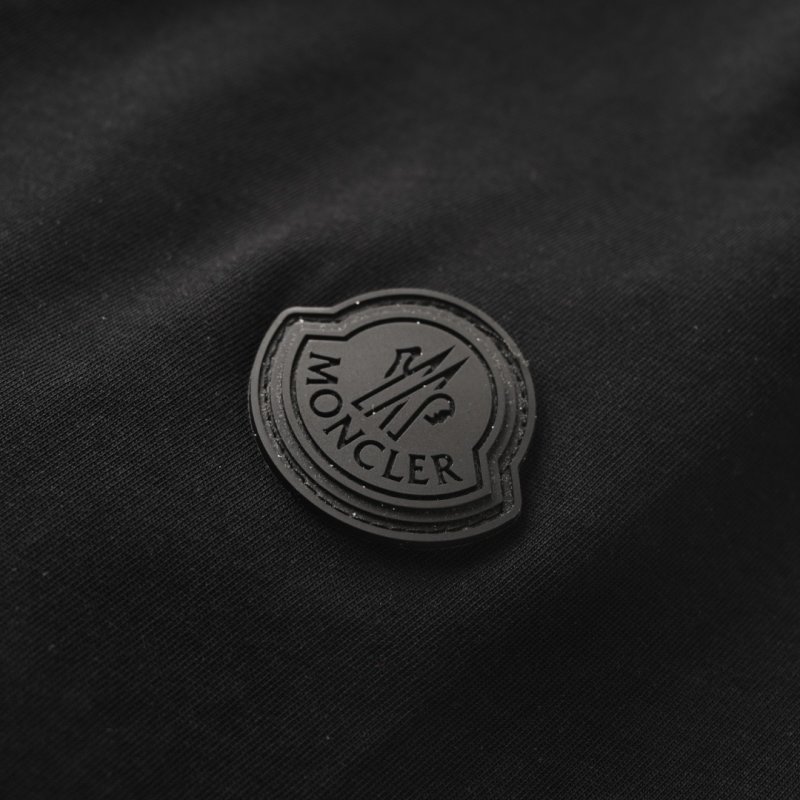 Moncler Black Graphic Logo T-Shirt view