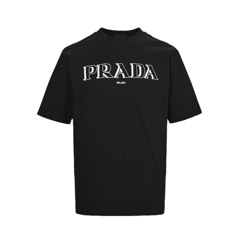 Prada Black Logo T-Shirt view