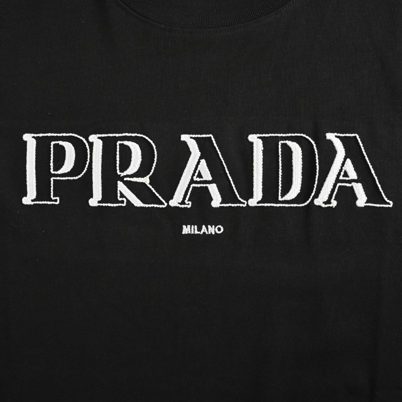 Prada Black Logo T-Shirt view