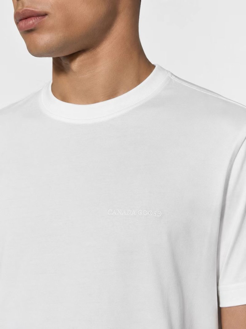 Canada Goose White Crew Neck T-Shirt