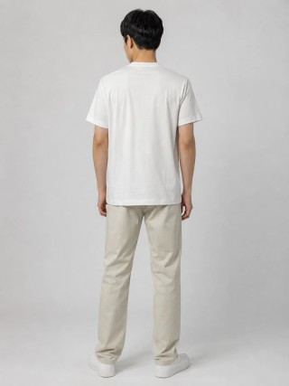 Canada Goose White Crew Neck T-Shirt view 6