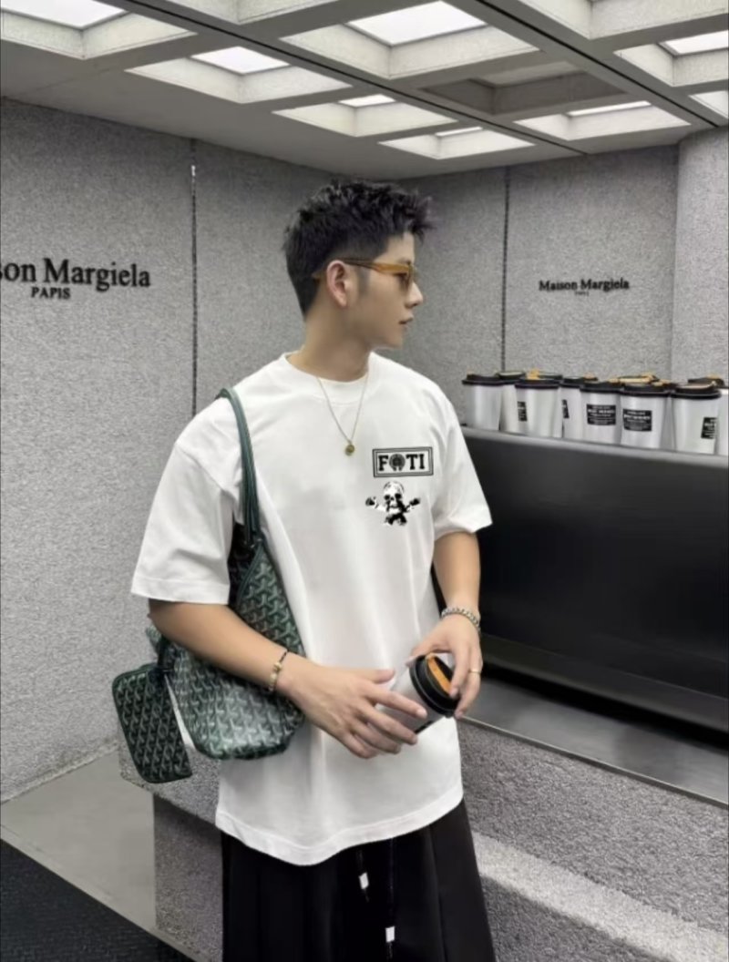 White FOTI Graphic Short Sleeve T-Shirt