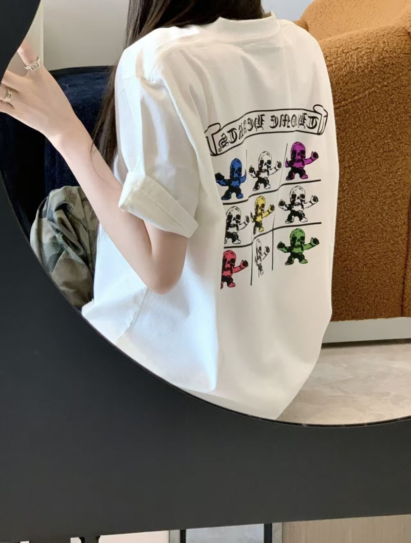 White FOTI Graphic Short Sleeve T-Shirt view
