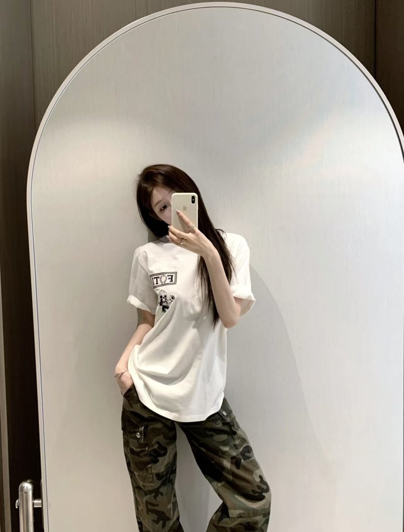 White FOTI Graphic Short Sleeve T-Shirt view