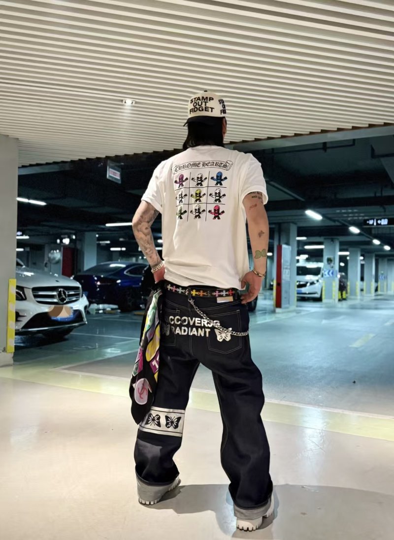 White FOTI Graphic Short Sleeve T-Shirt view