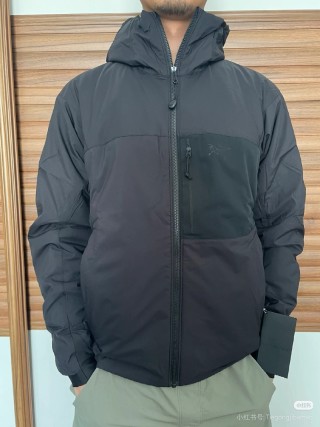 Essentials Black Puffer Jacket with Hood