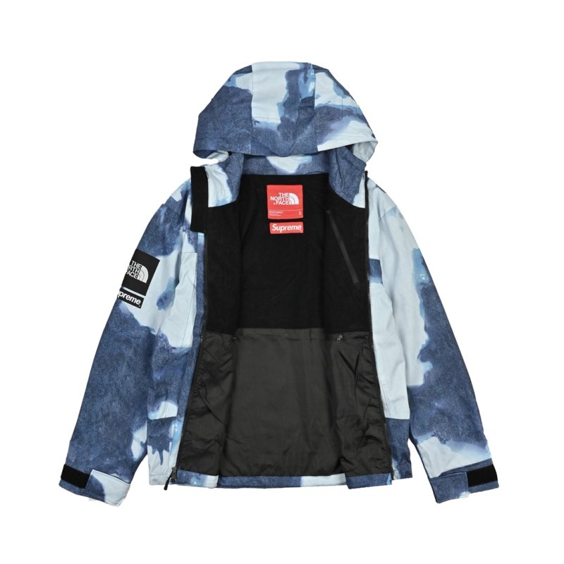 The North Face Navy & Grey Color-Block Windbreaker Jacket view