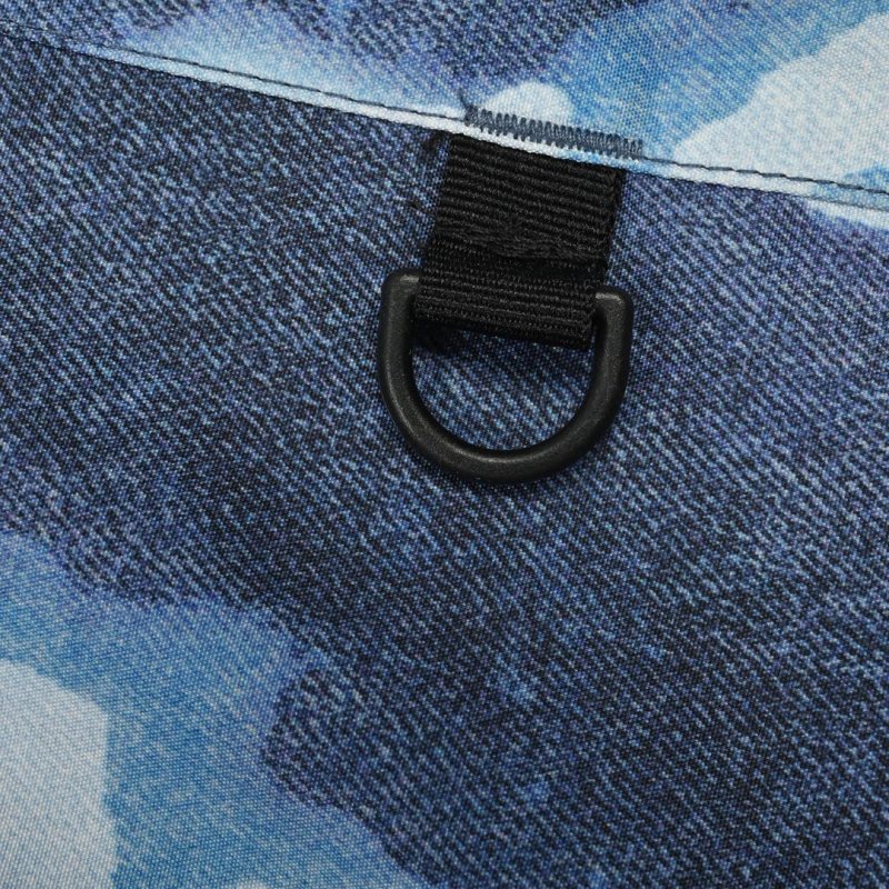 The North Face Navy & Grey Color-Block Windbreaker Jacket view